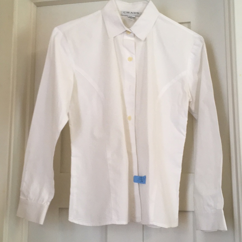 White button down